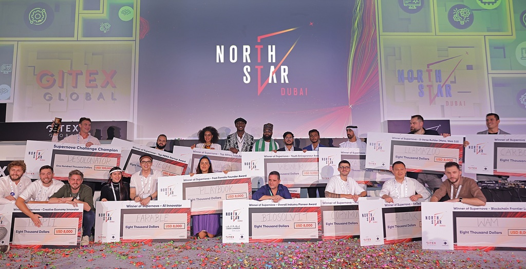 The Winners Of The Dubai North Star Supernova Challenge Share A Total Of 200,000 In Prize Money Following Three Days Of Pitch Battles In Front Of A Panel Of Expert Investors