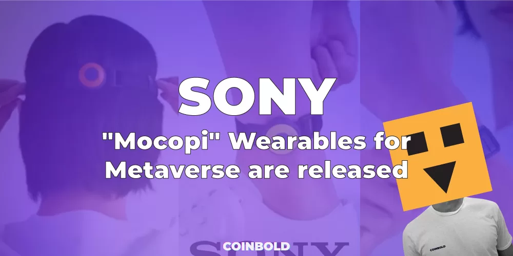 "Mocopi" Wearables for Metaverse are released by Sony Japan