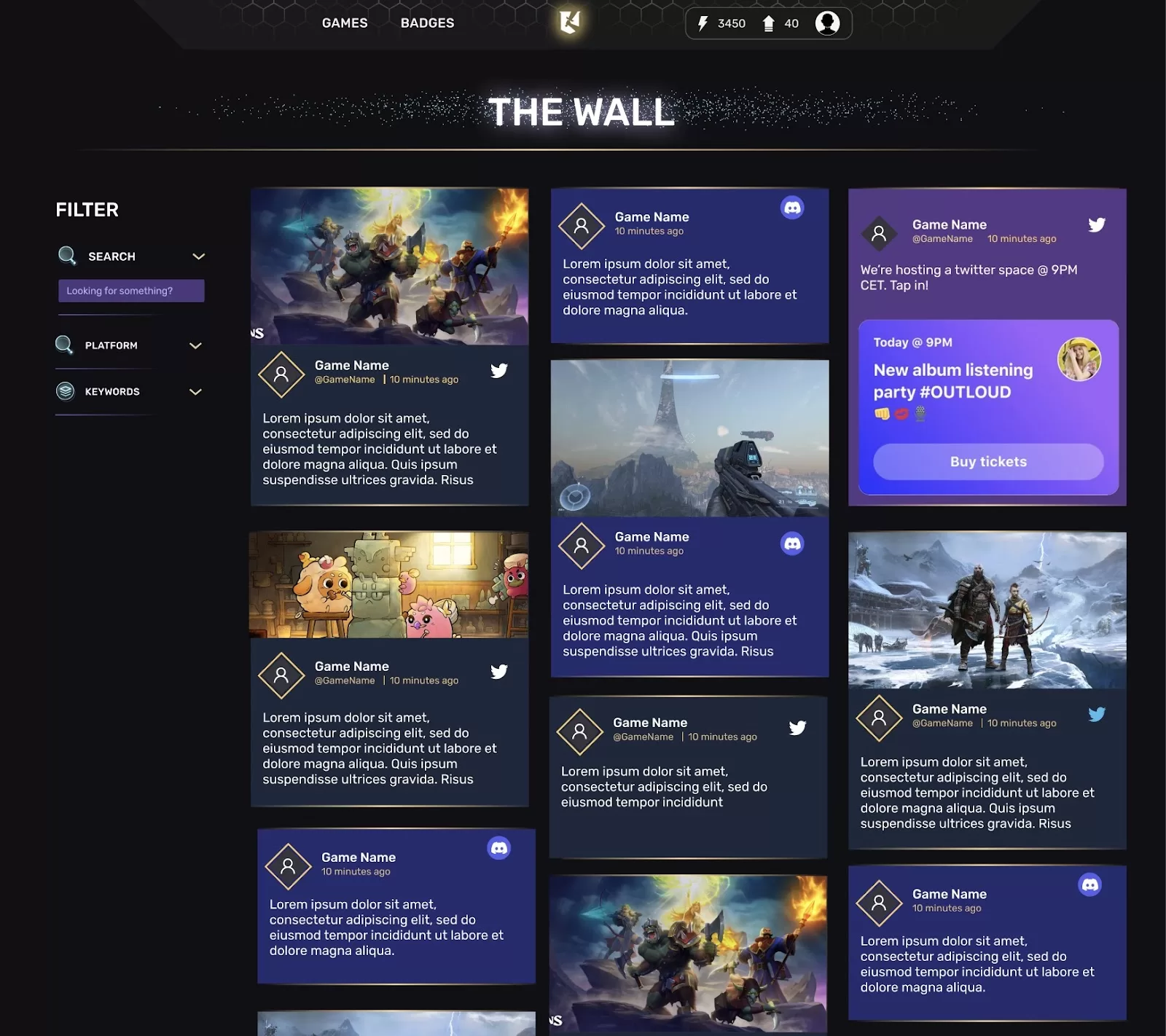 polygon earn alliance game feed wall jpeg