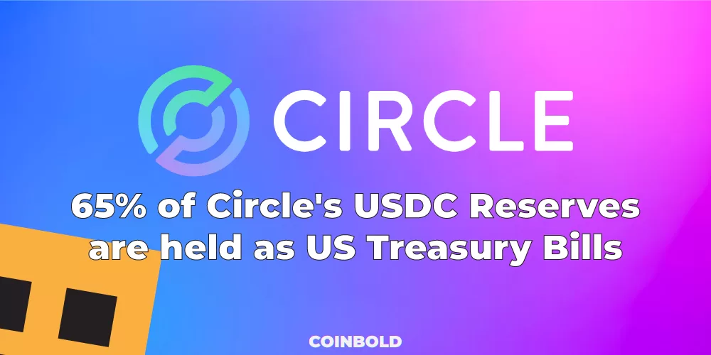 65% of Circle's USDC Reserves are held as US Treasury Bills