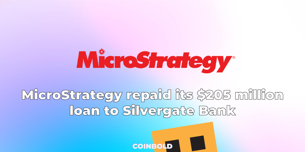 MicroStrategy repaid its $205 million loan to Silvergate Bank