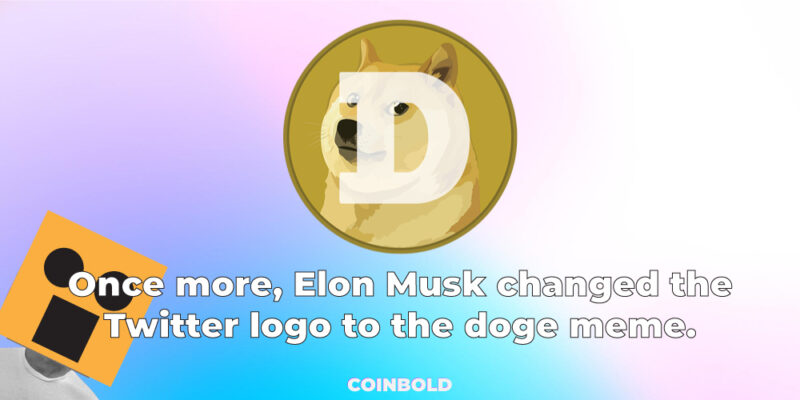 Once more, Elon Musk changed the Twitter logo to the doge meme.