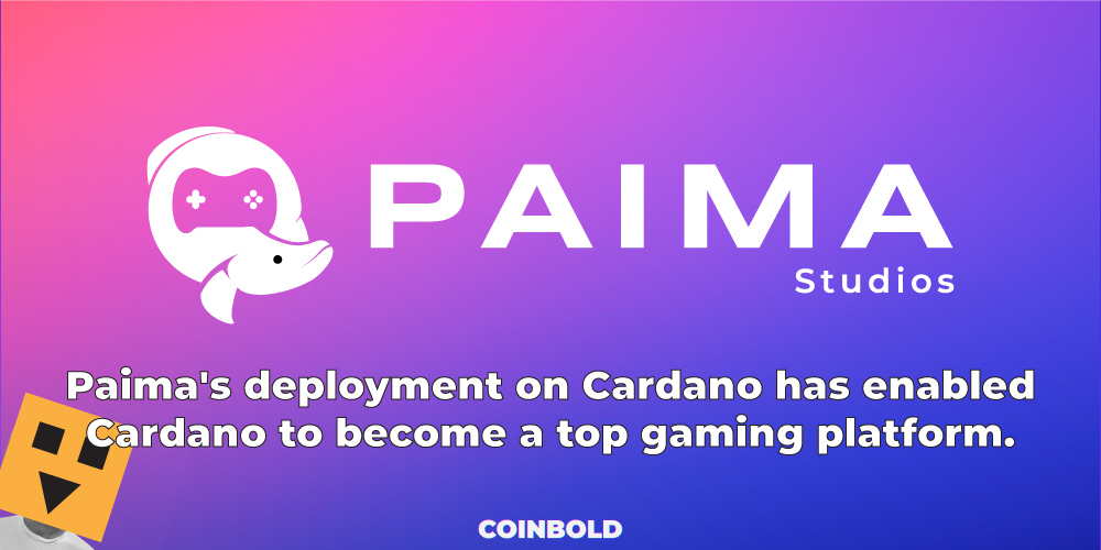Paima's deployment on Cardano has enabled Cardano to become a top gaming platform.