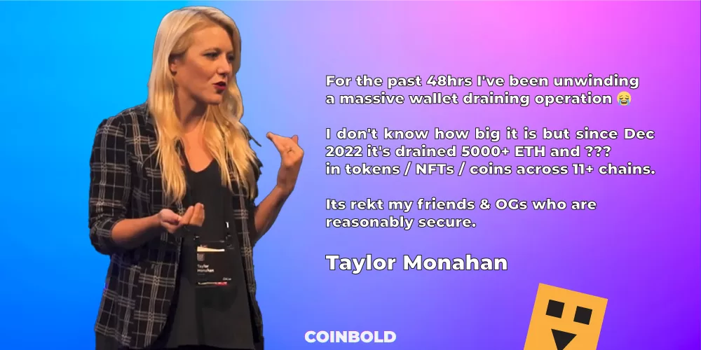 Taylor Monahan reports that hacker successfully steals $10 million in Ethereum