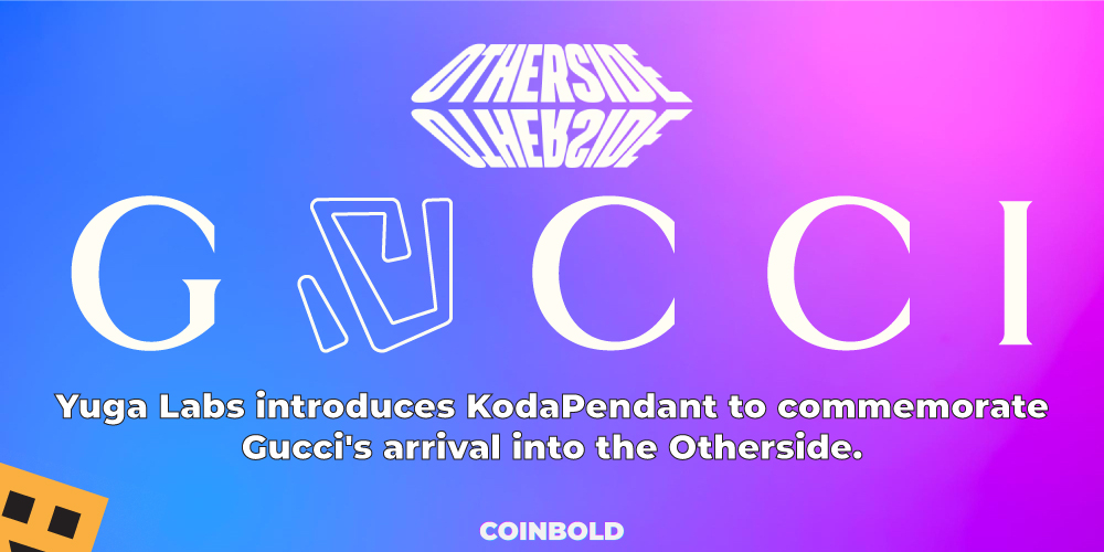 Yuga Labs introduces KodaPendant to commemorate Gucci's arrival into the Otherside.