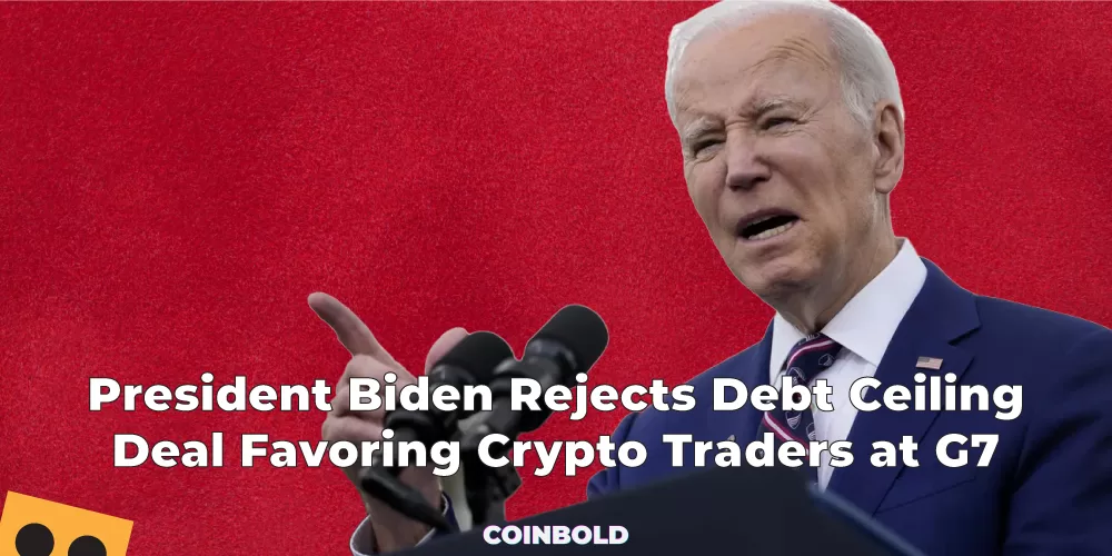 President Biden Rejects Debt Ceiling Deal Favoring Crypto Traders at G7 Summit jpg