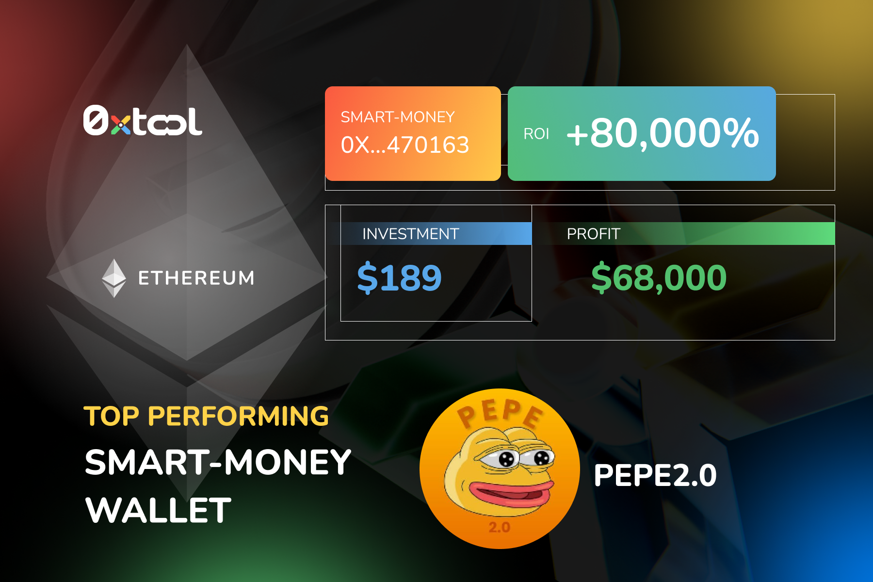Let’s find out how a woman only invested $189 in PEPE2.0 and get a return of $68,000 in profit in just 1 day