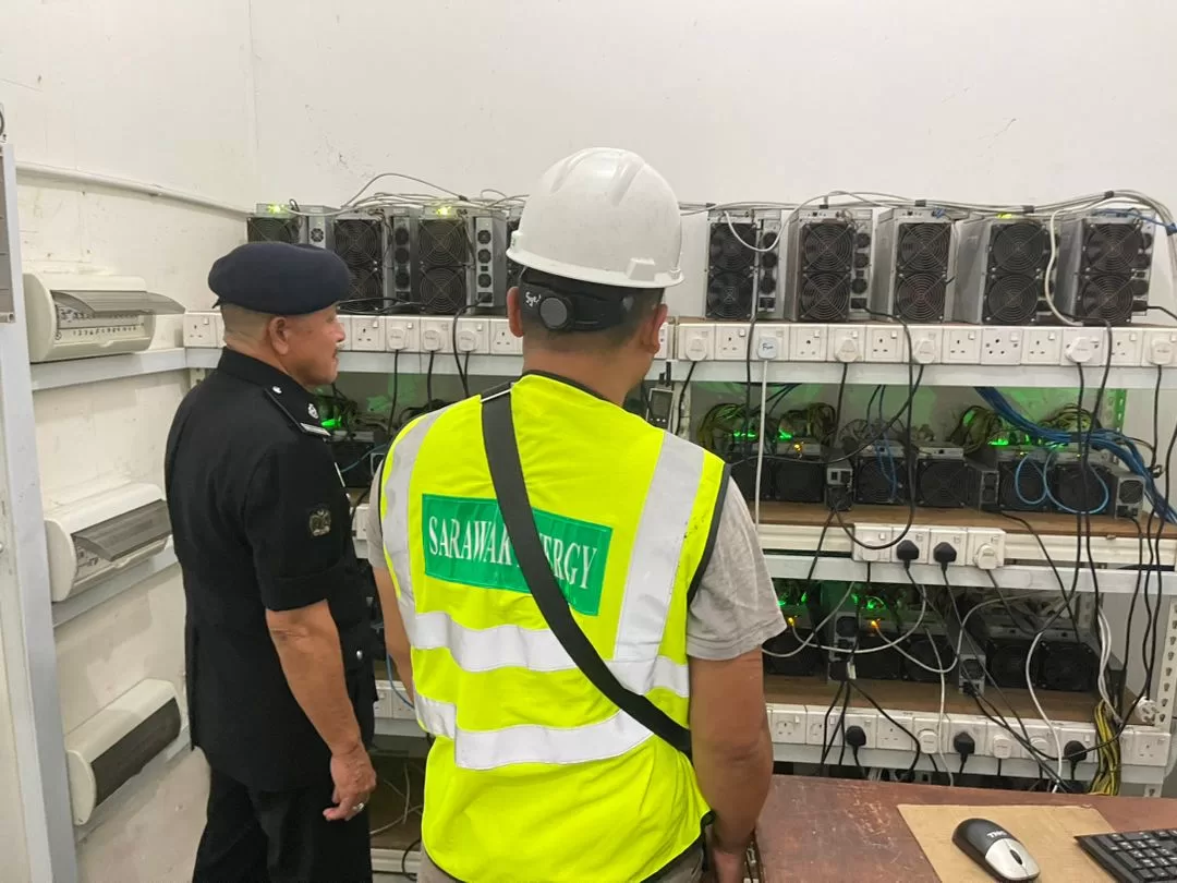 Crackdown on Illegal Cryptocurrency Mining in Borneo: Authorities Shut Down Curb Illegal Crypto Mining Operation