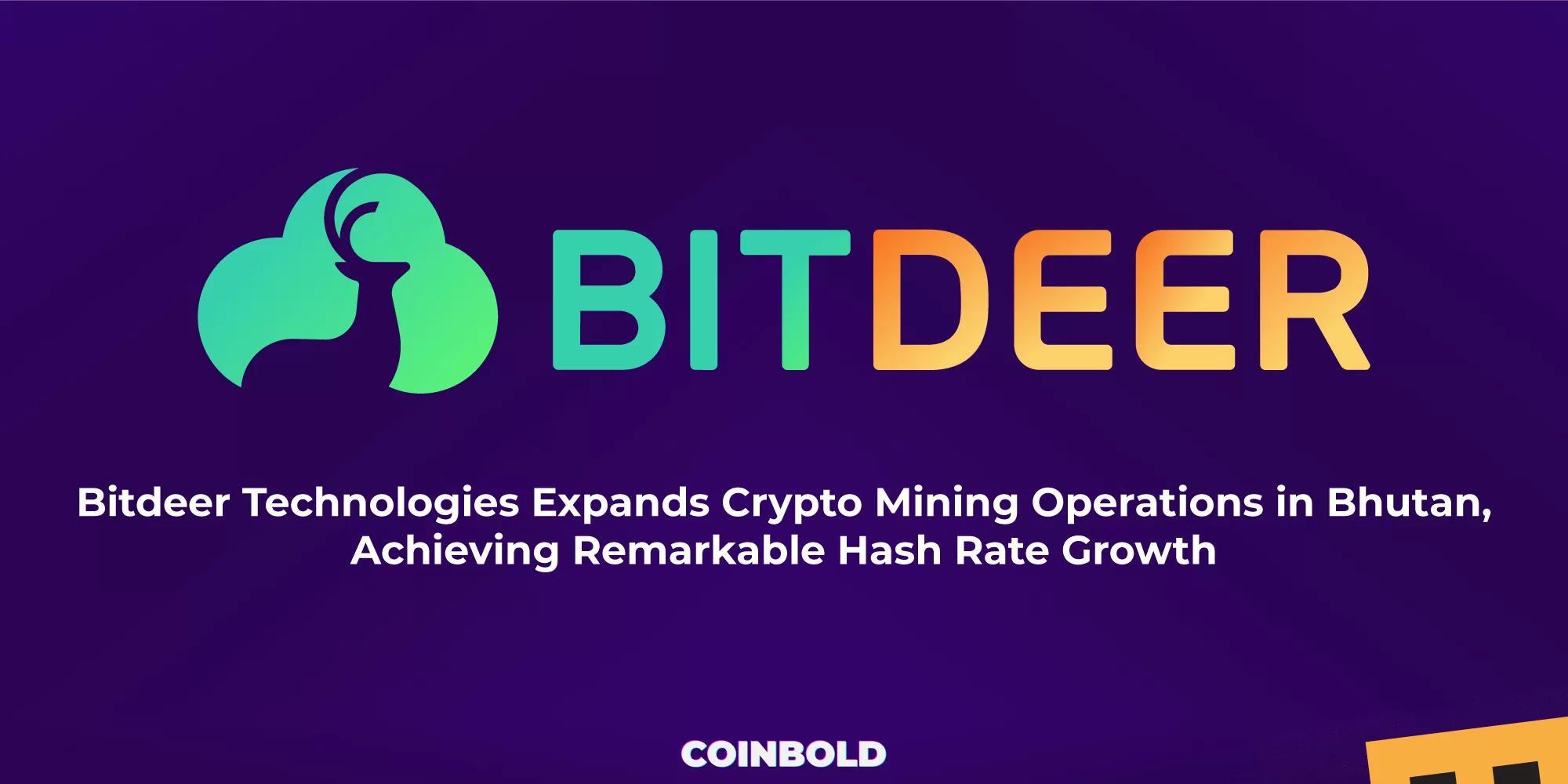 Bitdeer Technologies Expands Crypto Mining Operations in Bhutan, Achieving Remarkable Hash Rate Growth