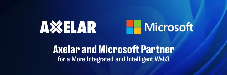 axelar microsoft partnership banner