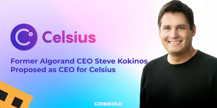 Former Algorand CEO Steve Kokinos Proposed as CEO for Celsius