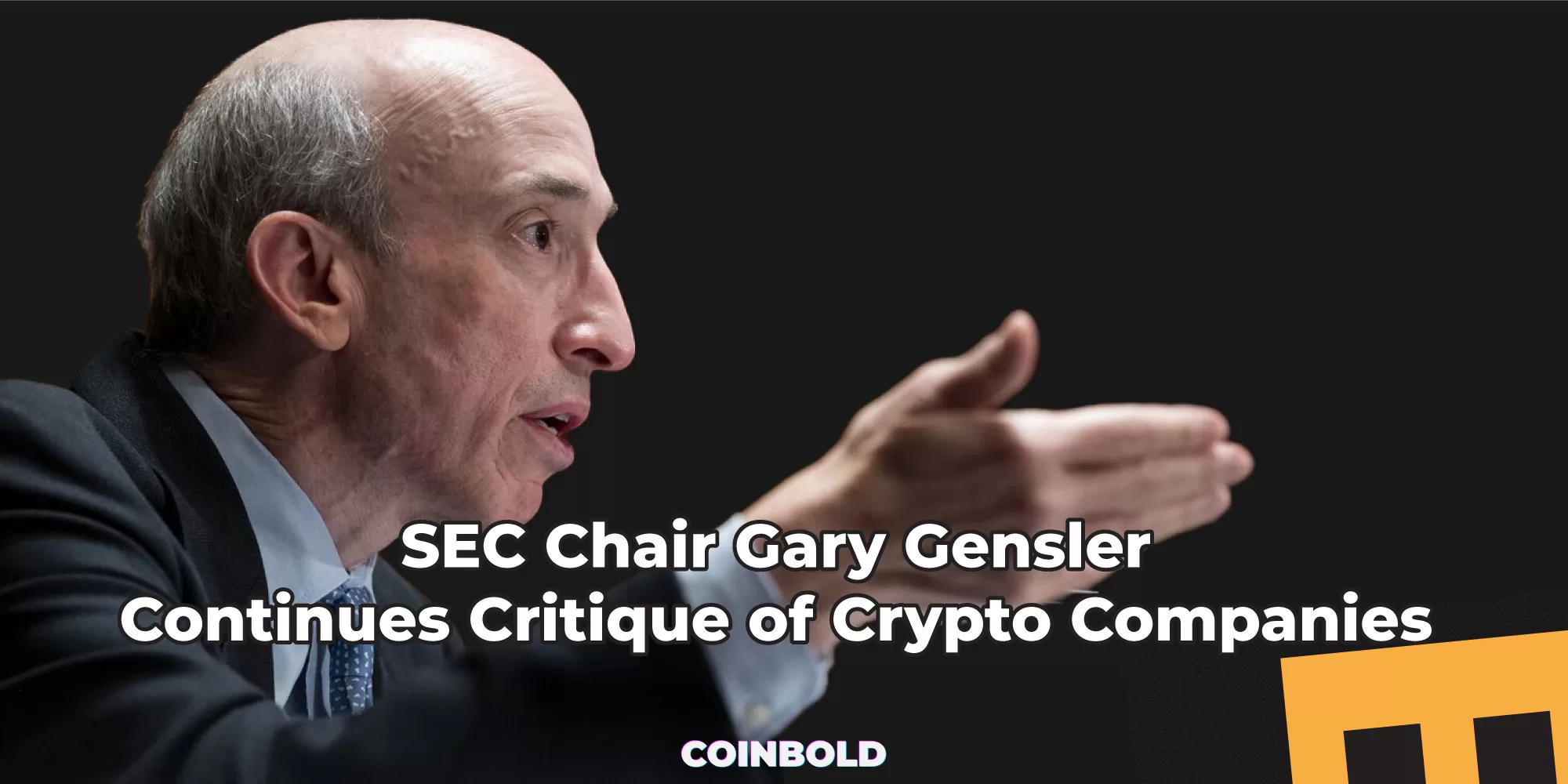 SEC Chair Gary Gensler Continues Critique of Crypto Companies
