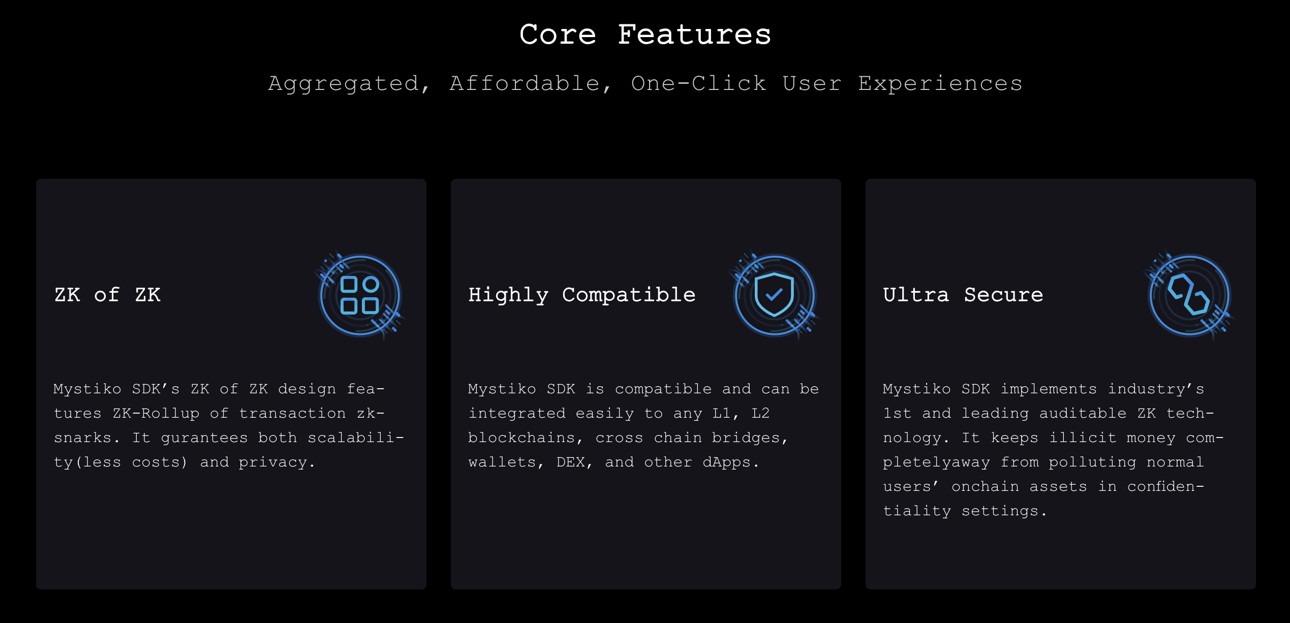 Core Features