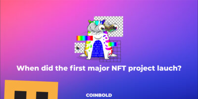 When did the first major NFT project lauch